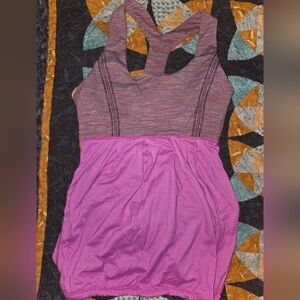 Women's Lululemon Pink and Purple Tanktop